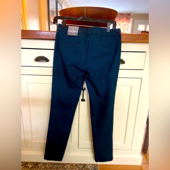 NWT Van Heusen size 2 short teal blue/black gorgeous pants - Picture 2 of 6